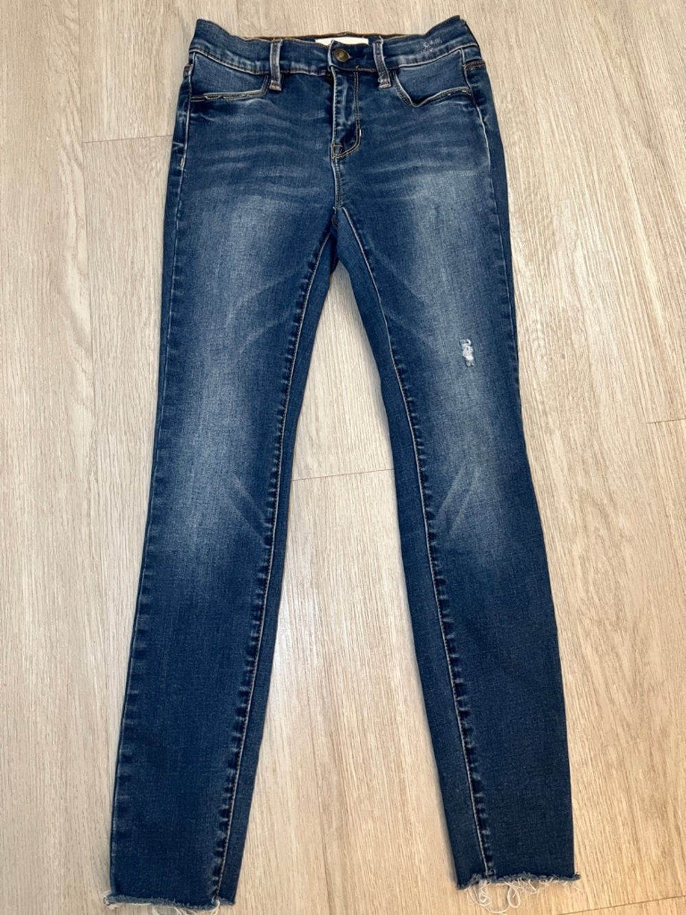 Pacsun Super Stretch Ankle Light Wash Denim Leggings 24